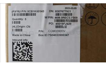 Lenovo 5CB1K60143 COVER Upper Case ASM_UKE W 82XY AG