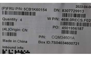 Lenovo 5CB1K60154 COVER Upper Case ASM_FRA W 82XY AG