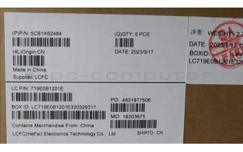 Lenovo 5CB1K62484 COVER Upper Case ASM_TC L83B1 OAT