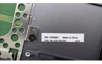 Lenovo 5CB1K62497 COVER Upper Case ASM_NORDIC L83B1 STGY