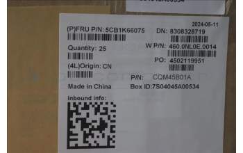 Lenovo 5CB1K66075 No WWAN D-Cover ASM,P1G4