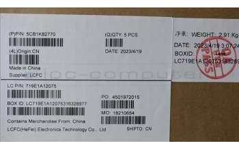 Lenovo 5CB1K82770 COVER Upper Case ASM_SPA L82XA NFP AG