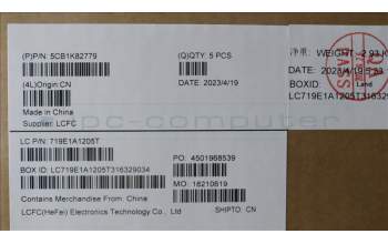 Lenovo 5CB1K82779 COVER Upper Case ASM_FRA L82XA NFP AG