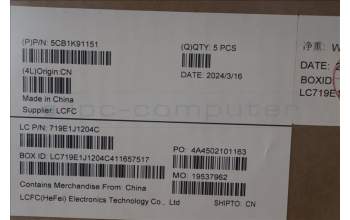 Lenovo 5CB1K91151 COVER Upper Case ASM_FRA L82XB AB NBL