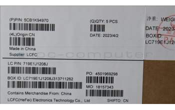 Lenovo 5CB1K94970 COVER Upper Case ASM_UKE L82XB AG BL