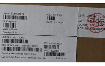 Lenovo 5CB1K94976 COVER Upper Case ASM_SPA L82XB AG NBL