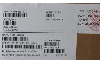 Lenovo 5CB1K95010 COVER Upper Case ASM_EURO ENGL82XBAGFPBL