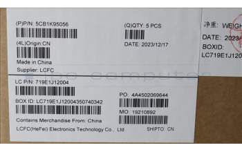 Lenovo 5CB1K95056 COVER Upper Case ASM_BEL L82XB AGFP NBL