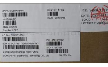 Lenovo 5CB1K95194 Lower Case L83AY SG