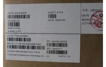 Lenovo 5CB1K95245 COVER Upper Case ASM_HUN L82XM AB NBL