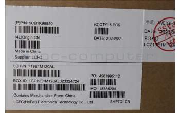 Lenovo 5CB1K96850 COVER Upper Case ASM_CZE/SLK L82XMAGFPBL