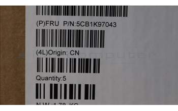 Lenovo 5CB1K97043 COVER Upper Case ASM_EURO ENG H83ALARGY