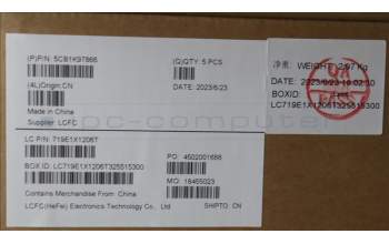 Lenovo 5CB1K97866 COVER Upper Case ASM_GER L82XL NFP AB BL