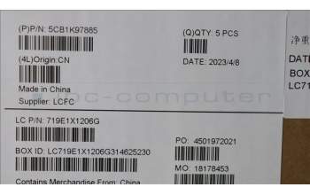 Lenovo 5CB1K97885 COVER Upper Case ASM_UKE L82XL NFP AB BL