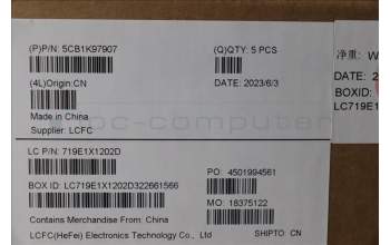 Lenovo 5CB1K97907 COVER Upper Case ASM_NORDICL82XLNFPABNBL