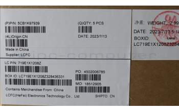 Lenovo 5CB1K97939 COVER Upper Case ASM_NORDIC L82XLNFPAGBL