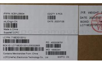 Lenovo 5CB1L09934 COVER Upper Case ASM_EUROENGL82WQWHWTWOL