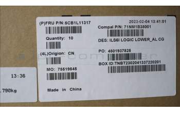 Lenovo 5CB1L11317 COVER Lower Case C 82XF AL CG