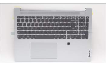Lenovo 5CB1L11358 C-Cover with keyboard,English,Cloud Grey,Backlight,Fingerprint