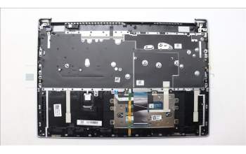 Lenovo 5CB1L11377 C-Cover with keyboard, French, Cloud Grey, Backlight, Fingerprint, US