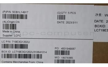 Lenovo 5CB1L14917 COVER Upper Case ASM_ENG L82XR NFP ABNBL