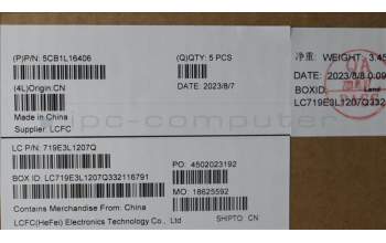 Lenovo 5CB1L16406 COVER Upper Case ASM_ITA L82XQ AB NBL