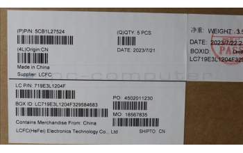 Lenovo 5CB1L27524 C-Cover with keyboard,Spanish,Arctic Grey,Backlight