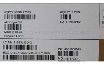 Lenovo 5CB1L27535 COVER Upper Case ASM_SPA L82XQ AG NBL