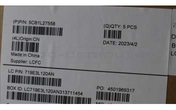 Lenovo 5CB1L27558 COVER Upper Case ASM_BUL L82XQ AG NBL