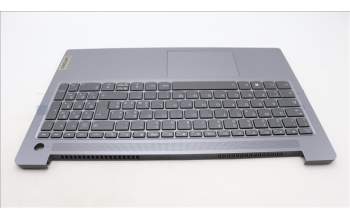 Lenovo 5CB1L28198 C-Cover with keyboard,Italian,Arctic Grey,Backlight,FingerPrint