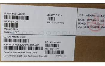 Lenovo 5CB1L28203 COVER Upper Case ASM_POR L82XQ AGFP BL