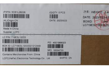 Lenovo 5CB1L28228 COVER Upper Case ASM_ARA L82XQ AGFP NBL