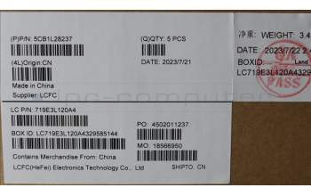 Lenovo 5CB1L28237 COVER Upper Case ASM_SWS L82XQ AGFP NBL