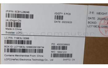 Lenovo 5CB1L28246 COVER Upper Case ASM_BEL L82XQ FB BL