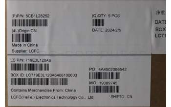 Lenovo 5CB1L28252 COVER Upper Case ASM_FRA L82XQ FB BL