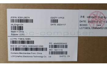 Lenovo 5CB1L28274 COVER Upper Case ASM_UKE L82XQ FB BL