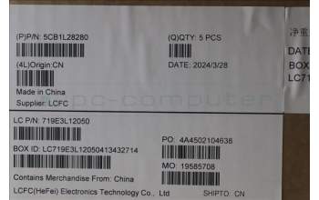 Lenovo 5CB1L28280 COVER Upper Case ASM_SPA L82XQ FB NBL