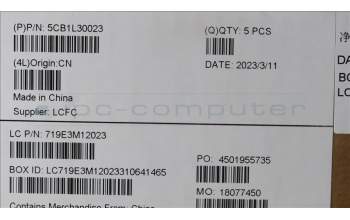 Lenovo 5CB1L30023 COVER Upper Case ASM_GER L82XN FP AG