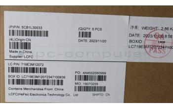 Lenovo 5CB1L30033 COVER Upper Case ASM_SWS L82XN FP AG