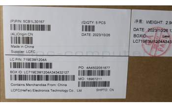 Lenovo 5CB1L30167 COVER Upper Case ASM_BEL L82XN NFP AB