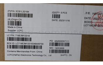 Lenovo 5CB1L30184 COVER Upper Case ASM_EUROENGL82XNNFPABBL