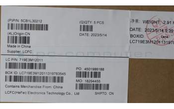 Lenovo 5CB1L30212 COVER Upper Case ASM_ITA L82XN NFP AG