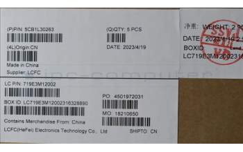 Lenovo 5CB1L30263 COVER Upper Case ASM_HUN L82XN NFP AG BL