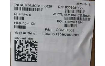 Lenovo 5CB1L30626 COVER Upper Case ASM_UKE W 82Y0 AB