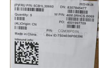 Lenovo 5CB1L30660 COVER Upper Case ASM_ITA W 82Y0 AG BL