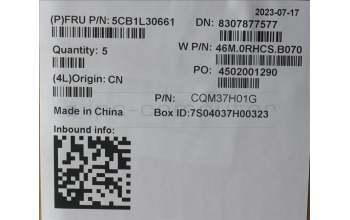 Lenovo 5CB1L30661 COVER Upper Case ASM_SPA W 82Y0 AG BL