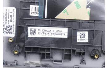 Lenovo 5CB1L30678 C-Cover with keyboard, Nordic, Arctic Grey, Backlight, UK