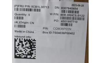 Lenovo 5CB1L30713 COVER Upper Case ASM_EURO ENG W82Y0 AG