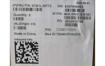 Lenovo 5CB1L30773 COVER Upper Case ASM_BEL W 82Y0 SB