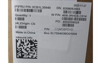 Lenovo 5CB1L30940 C-Abdeckung mit Tastatur, Französisch, tiefblau